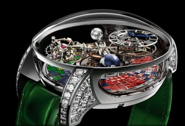 Jacob & Co. ASTRONOMIA TOURBILLON BAGUETTE MULTICOLOR SAPPHIRES AND WHITE DIAMONDS Watch Replica AT800.30.BD.UC.A Jacob and Co Watch Price